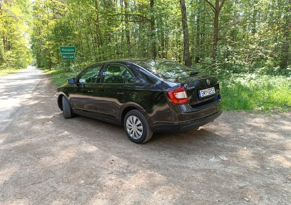 Skoda RAPID cena 38900 przebieg: 144000, rok produkcji 2019 z Koziegłowy małe 121